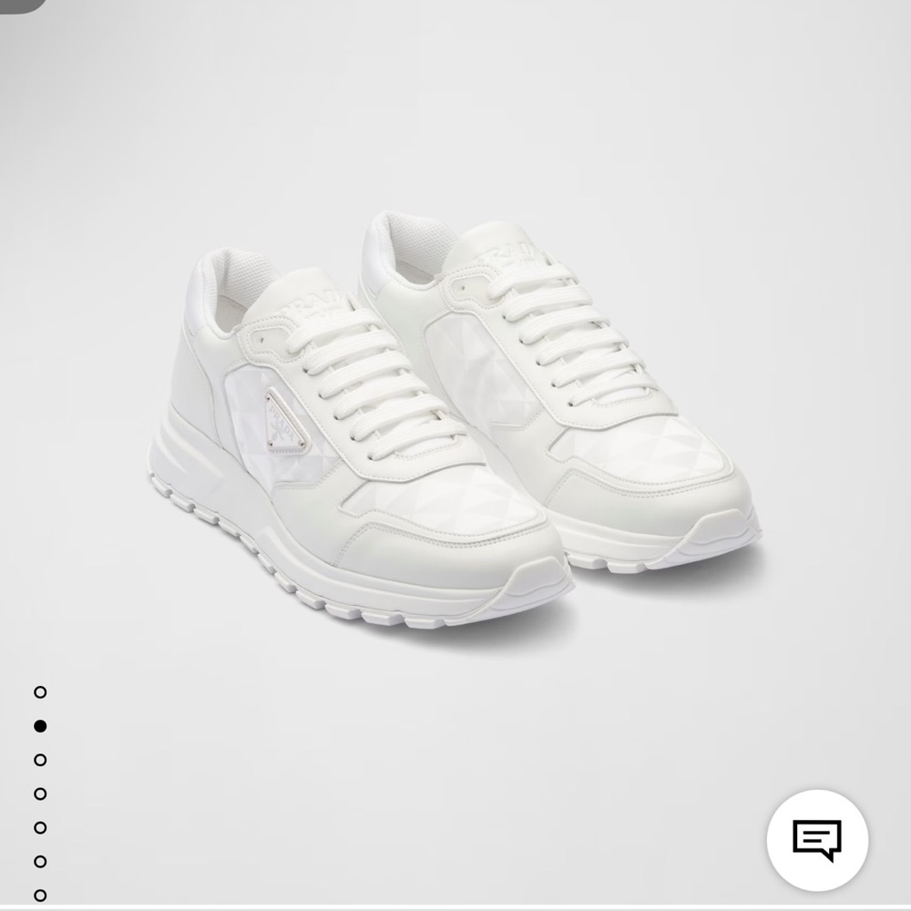 Prada White Women's Sneakers Re-Nylon size 38